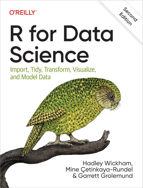 Cover of the book R for Data Science, 2nd Edition.