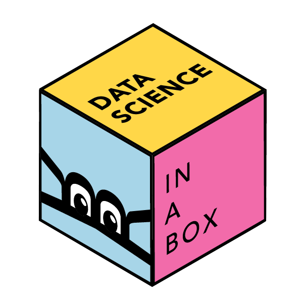 Hex logo for data science in a box